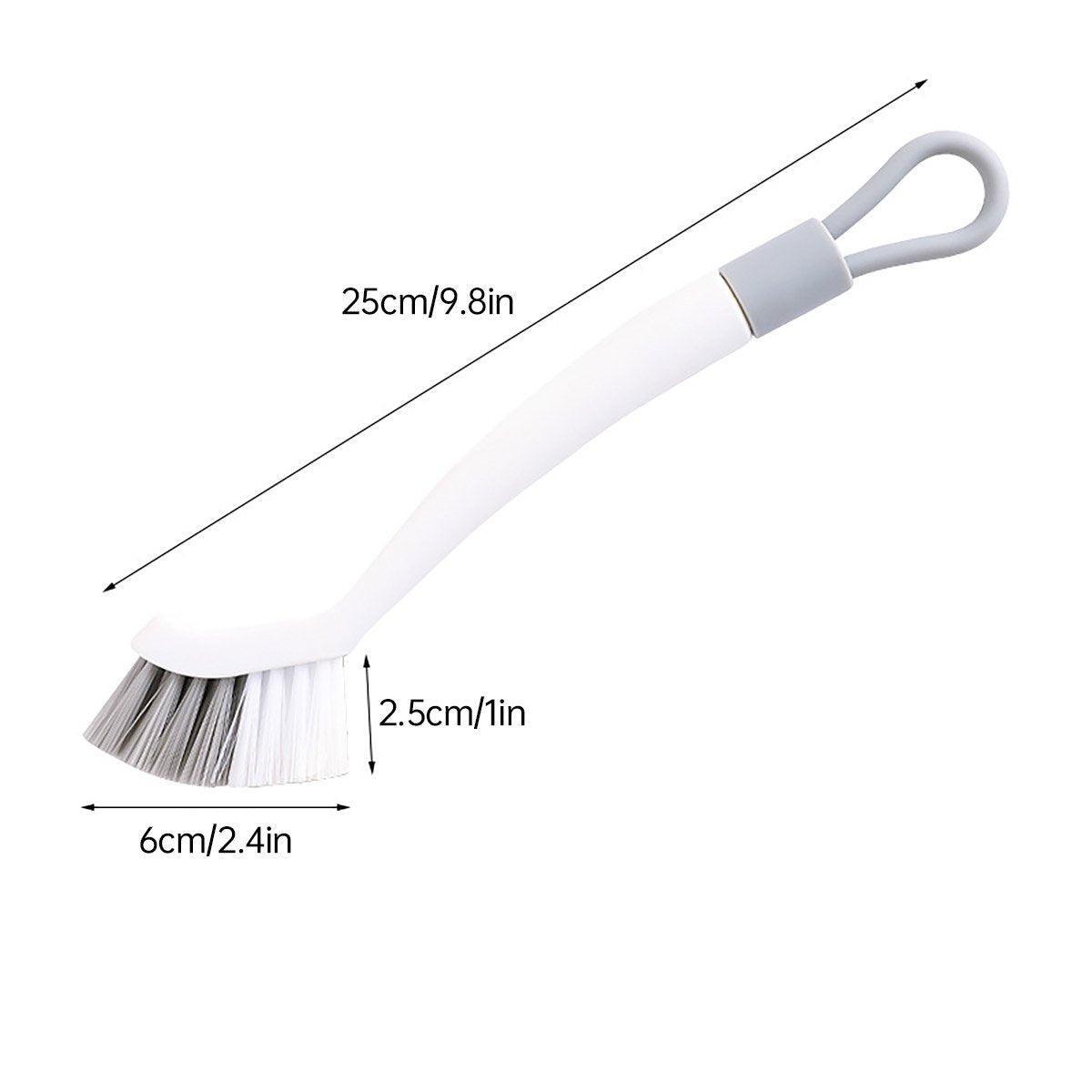 1/2pcs Small Brush for Bathroom Tile Wall Floor Gap Corner Seam Cleaning Tool - 1PC