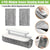 Window Groove Cleaning Brush Removable Door Gap Cleaner Dead Angle Wiper Tool
