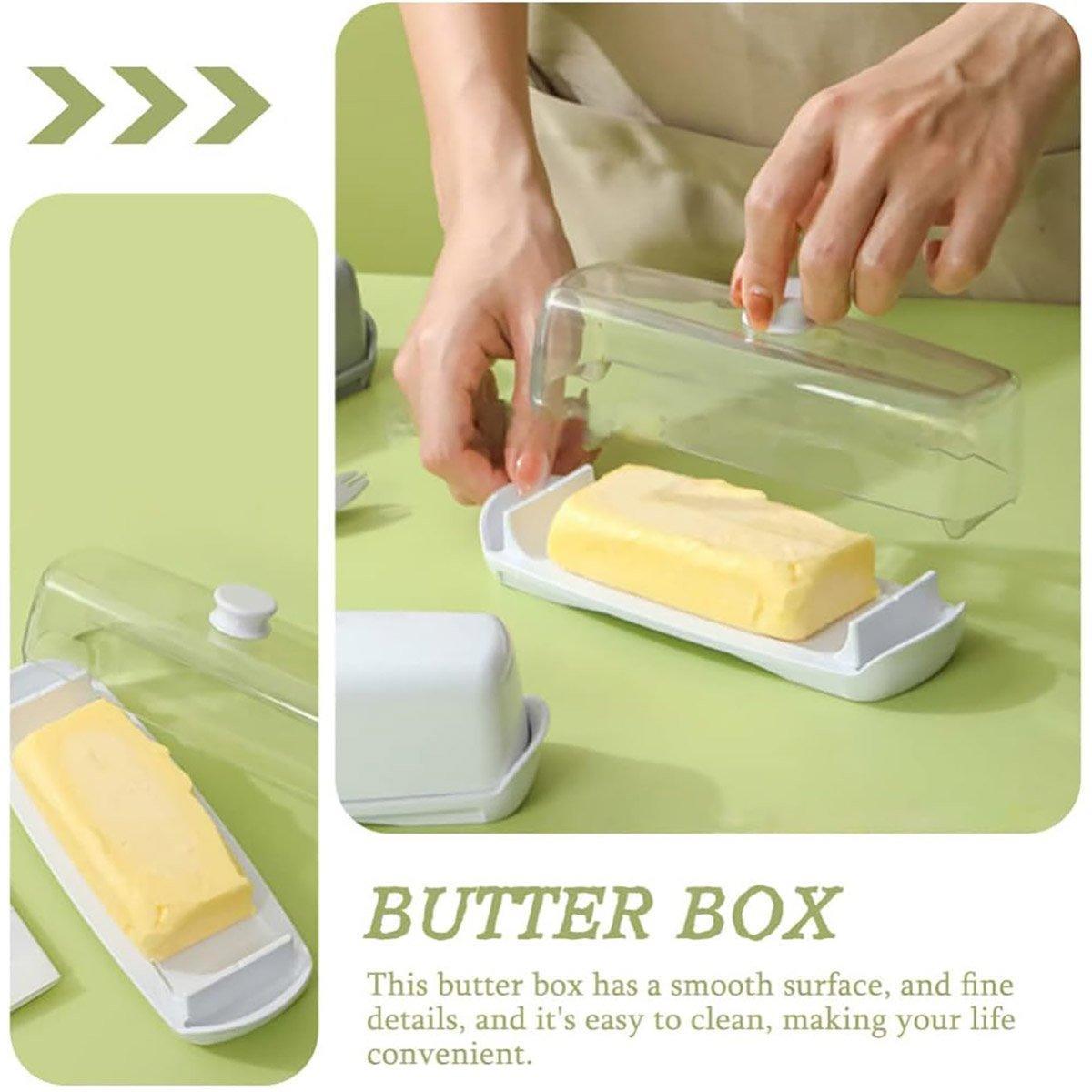 Butter Cheese Box Crisper Fruit Storage Container Multi Purpose Food Organizer