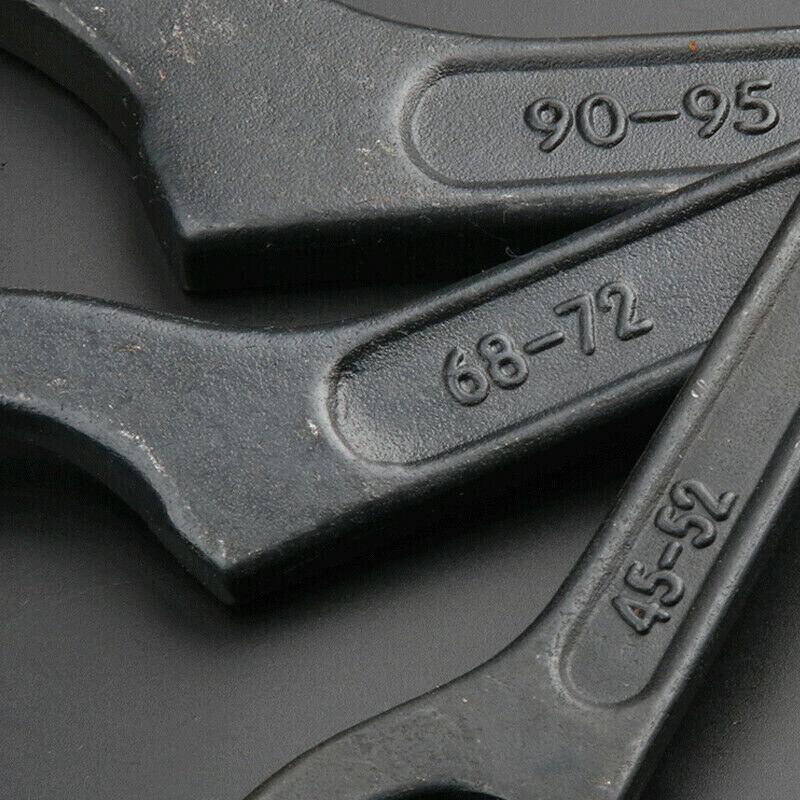 Adjustable C Spanner Hook Wrench Tool for Motorcycle Bike Repair 22 to 160mm - 135-145