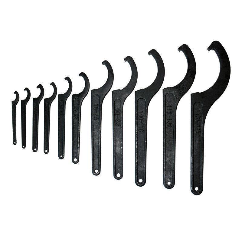 Adjustable C Spanner Hook Wrench Tool for Motorcycle Bike Repair 22 to 160mm - 34-36