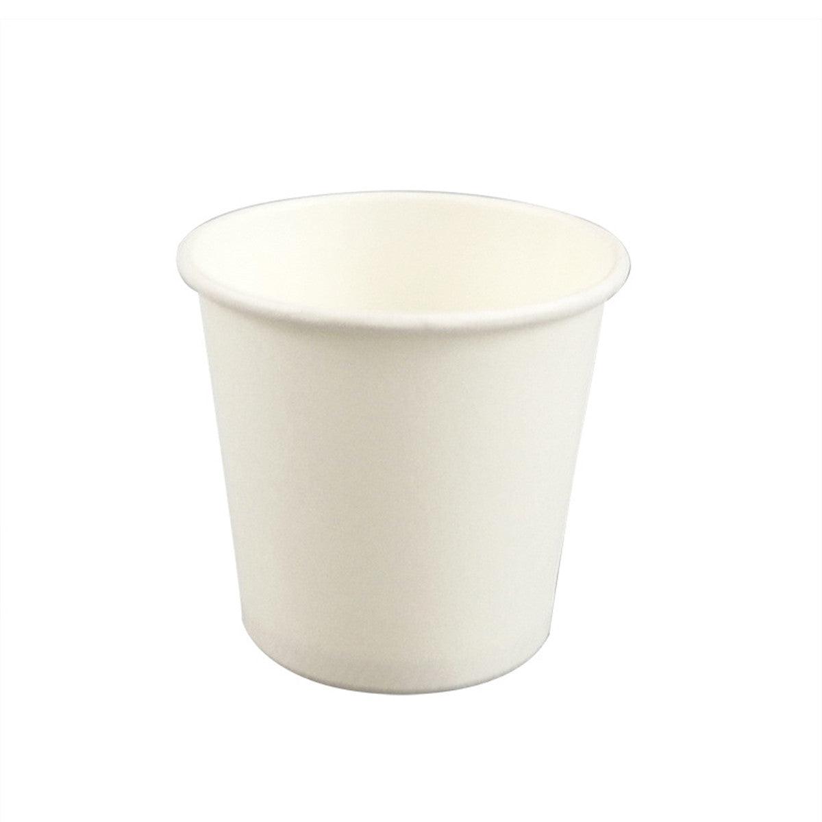 Small Paper Tasting Cups 100pcs White 30ml Disposable Sampling Drink Cups