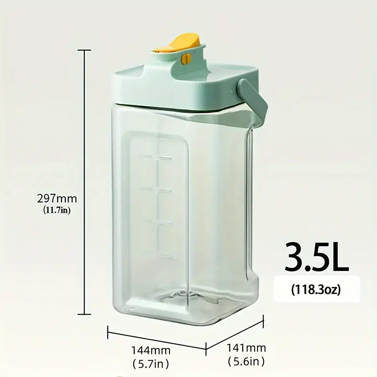 Large Capacity 3.5L Cold Water Kettle Home Use Beverage Dispenser Jug Mug - White