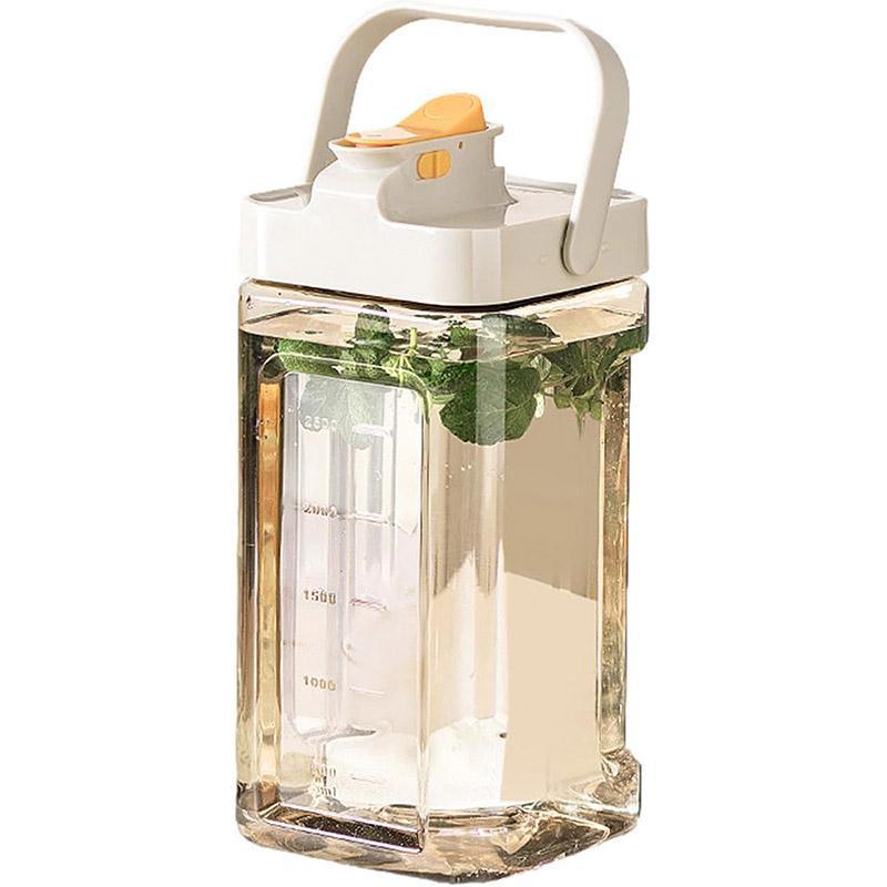 Large Capacity 3.5L Cold Water Kettle Home Use Beverage Dispenser Jug Mug - White