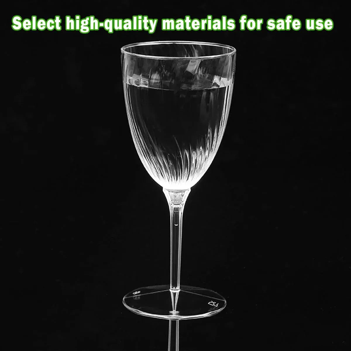 8-Piece 210 mL Plastic Wine Cup Set