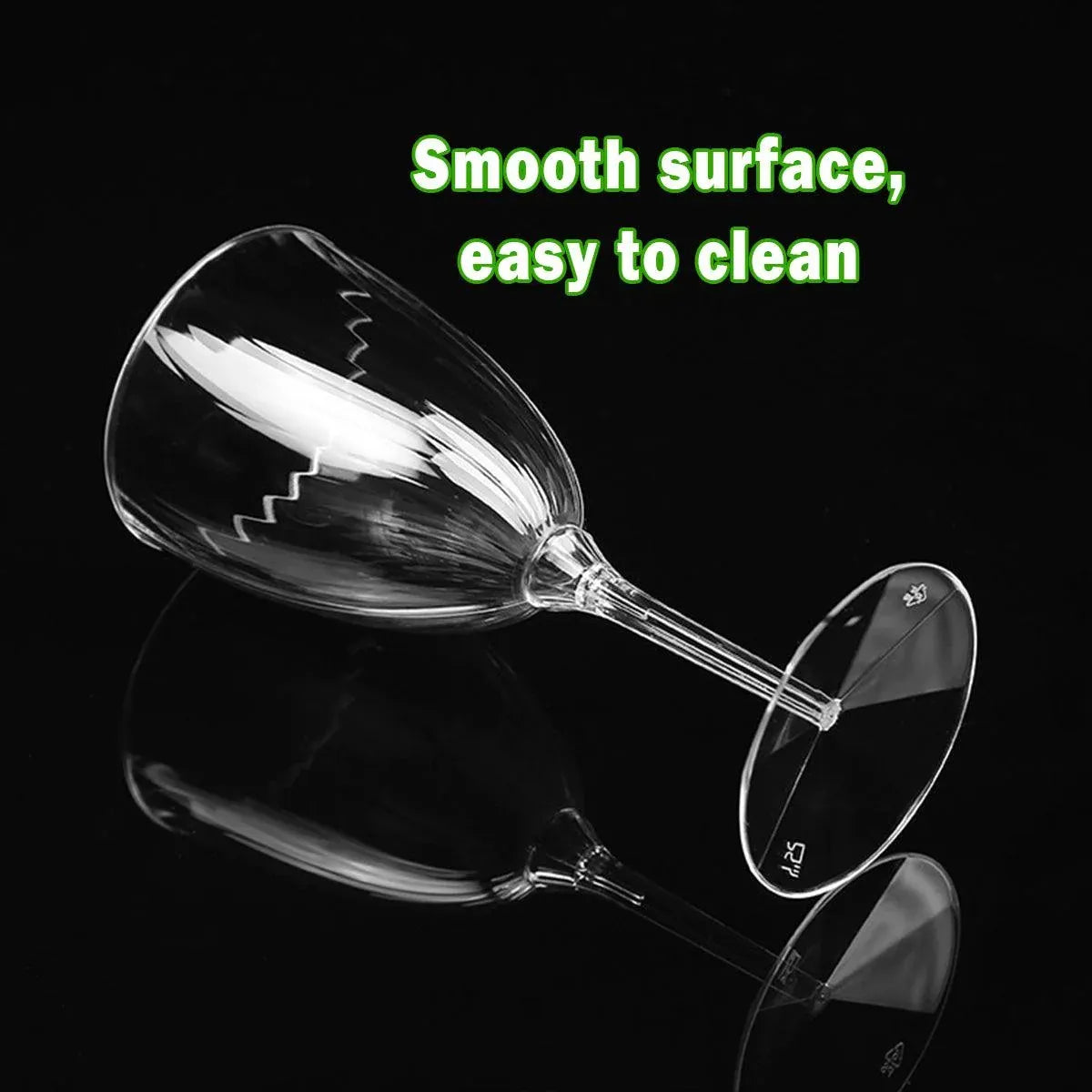 8-Piece 210 mL Plastic Wine Cup Set