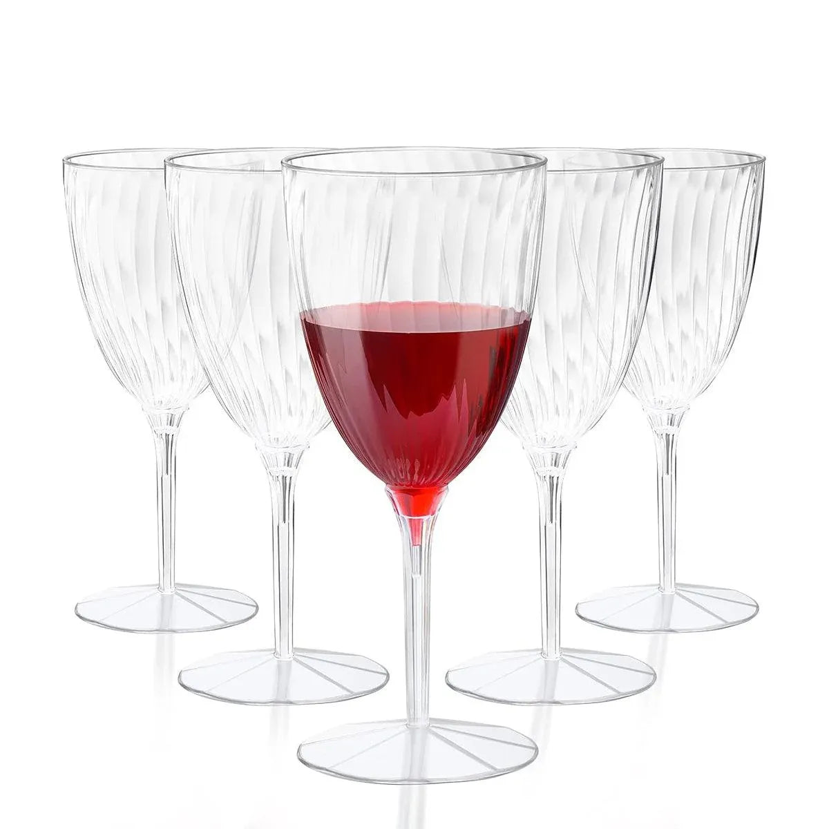 8-Piece 210 mL Plastic Wine Cup Set
