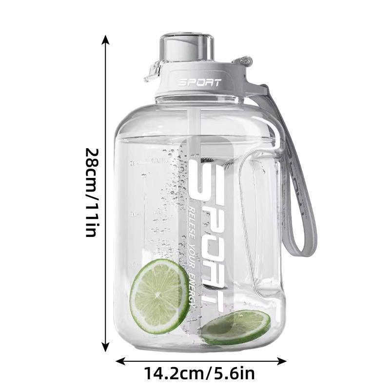 Large Capacity Water Cup Fitness Sports Water Bottle for Gym Outdoor Activities - Green