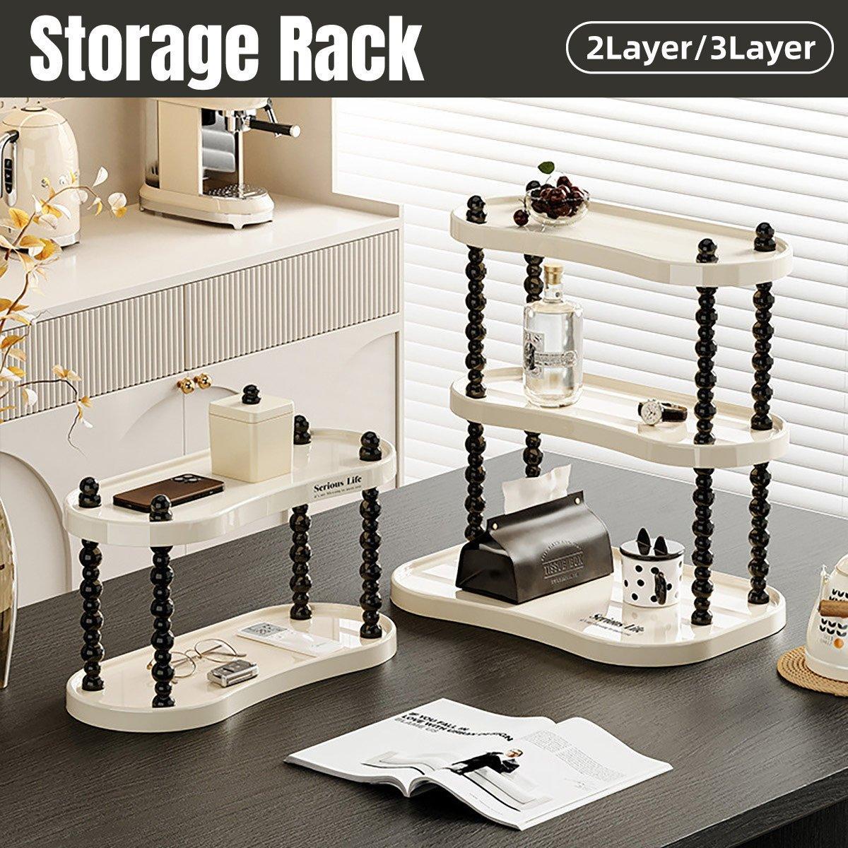 Cup Rack Mug Display Shelf Kitchen Organizer Bar Mug Holder Storage Stand - 2-Layer
