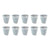 10xClear Plastic Orchid Pots with Holes for Phalaenopsis Root Aeration