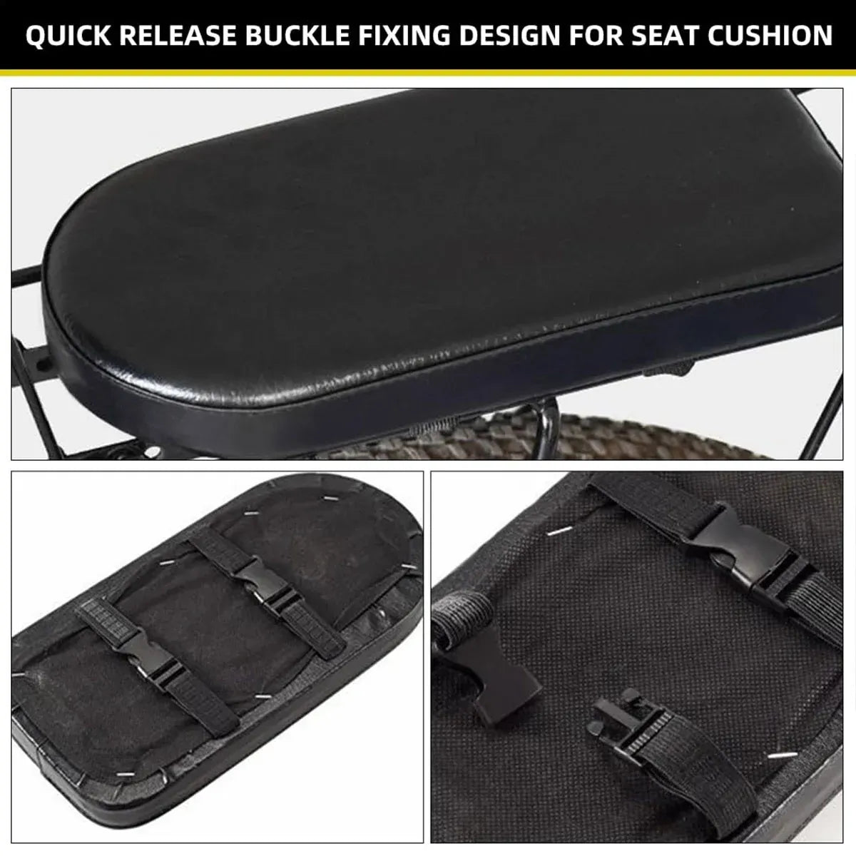 2pcs Mountain Bike Seat Plate Bicycle Back Seat Cushion Rear Shelf Saddle