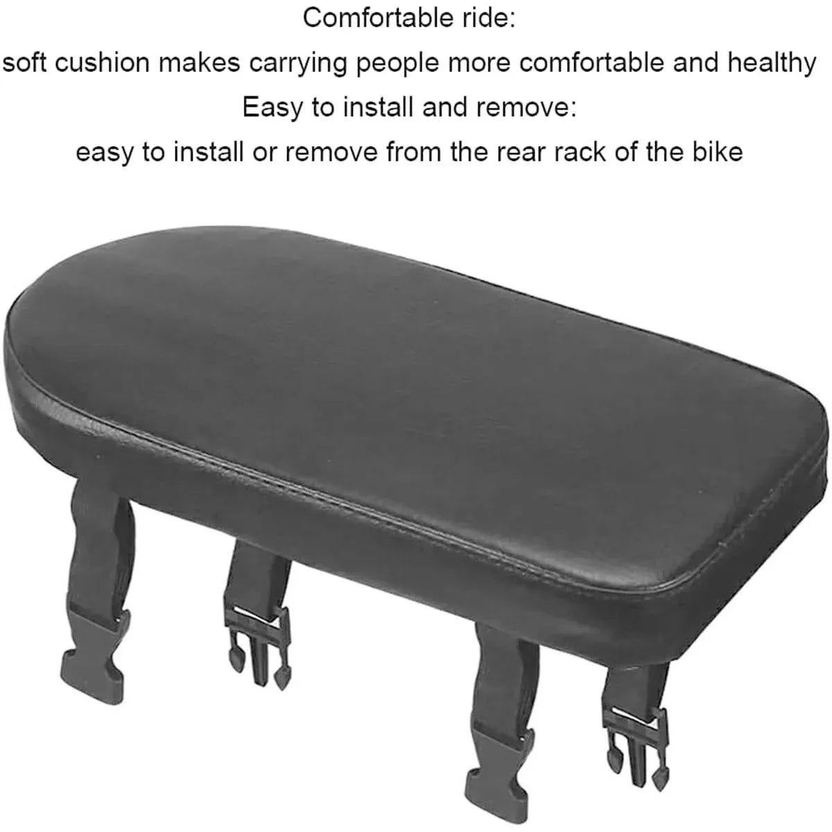 2pcs Mountain Bike Seat Plate Bicycle Back Seat Cushion Rear Shelf Saddle
