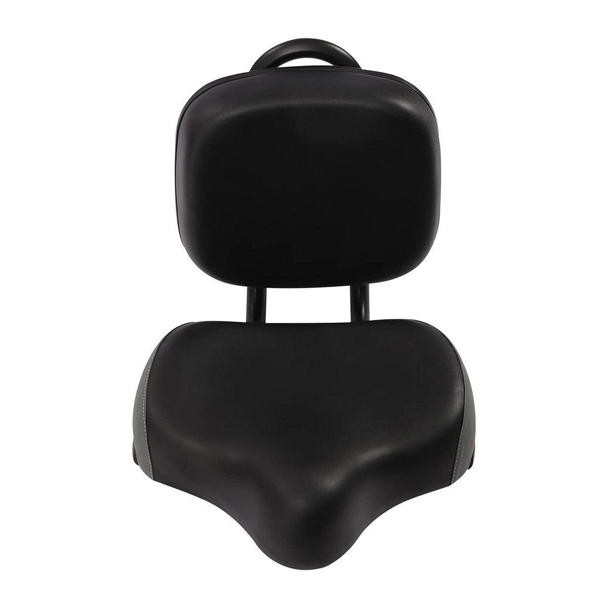 Electric Bicycle Tricycle Seat With Backrest Adjustable Comfortable Bike Seat - Black