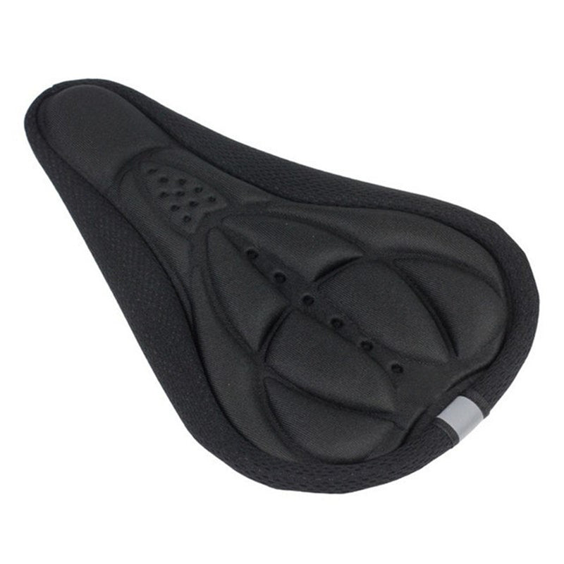 Thick Silicone Bike Seat Cover Comfort Gel Cycling Bicycle Saddle Cushion Pad - Set of 4 Colours