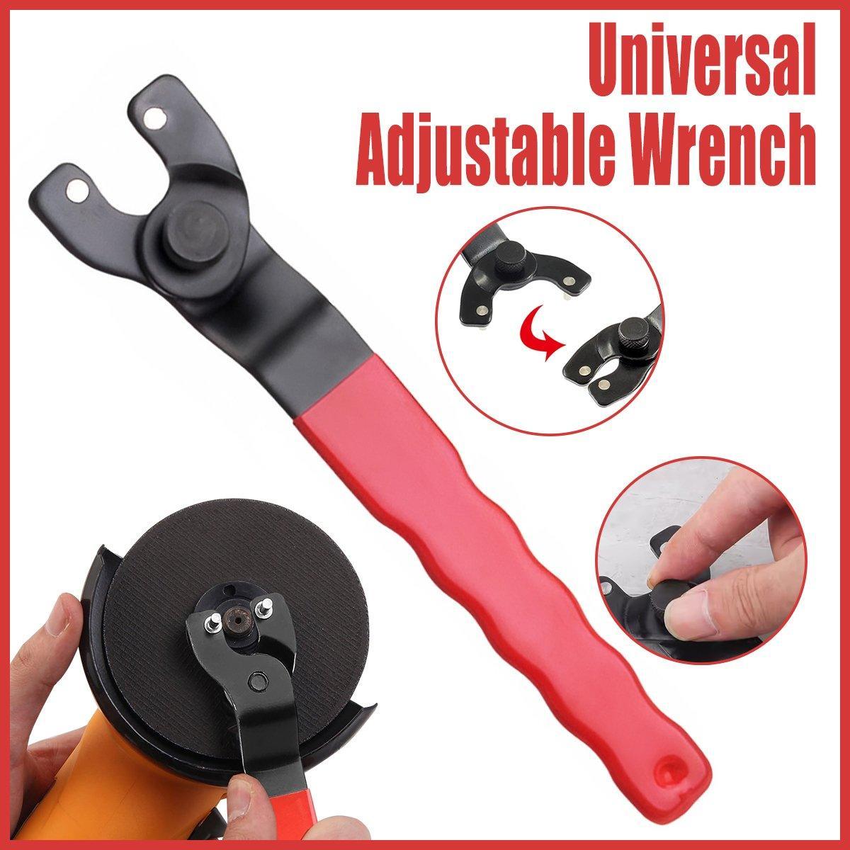 Adjustable Pin Wrench Spanner 10–40mm for Angle Grinder Rotary Tool Nut Removal