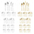 20/40pcs Stainless Steel Cutlery Set Knife Fork Spoon Western Hotel Tableware - Silver-40pcs