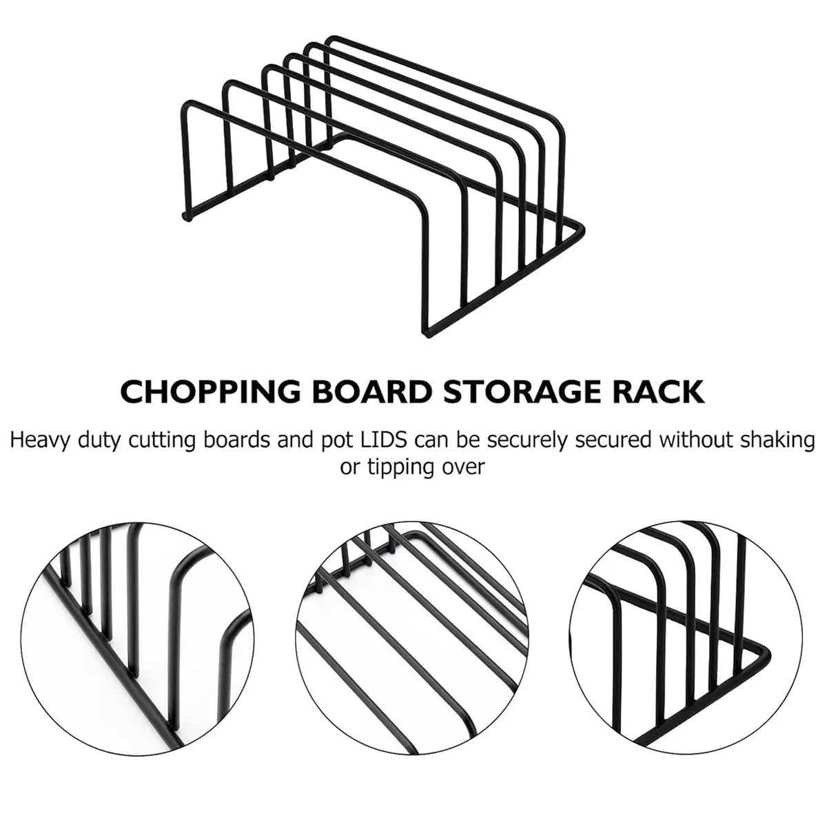 Kitchen Counter Chopping Board Rack Multifunction Dish Drying Storage Holder
