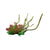 Aquarium Landscaping Decoration Artificial Wood and Plants Fish Tank Ornament - CM2201-Dark Red