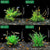 Aquarium Landscaping Decoration Artificial Wood and Plants Fish Tank Ornament - CM2502-Green