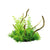 Aquarium Landscaping Decoration Artificial Wood and Plants Fish Tank Ornament - CM2502-Green