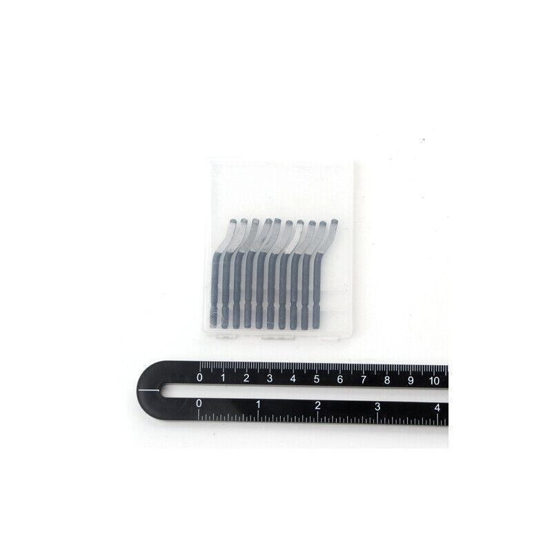 12PCS Manual Deburring Tool Set with Swivel Handle and Replacement Blades