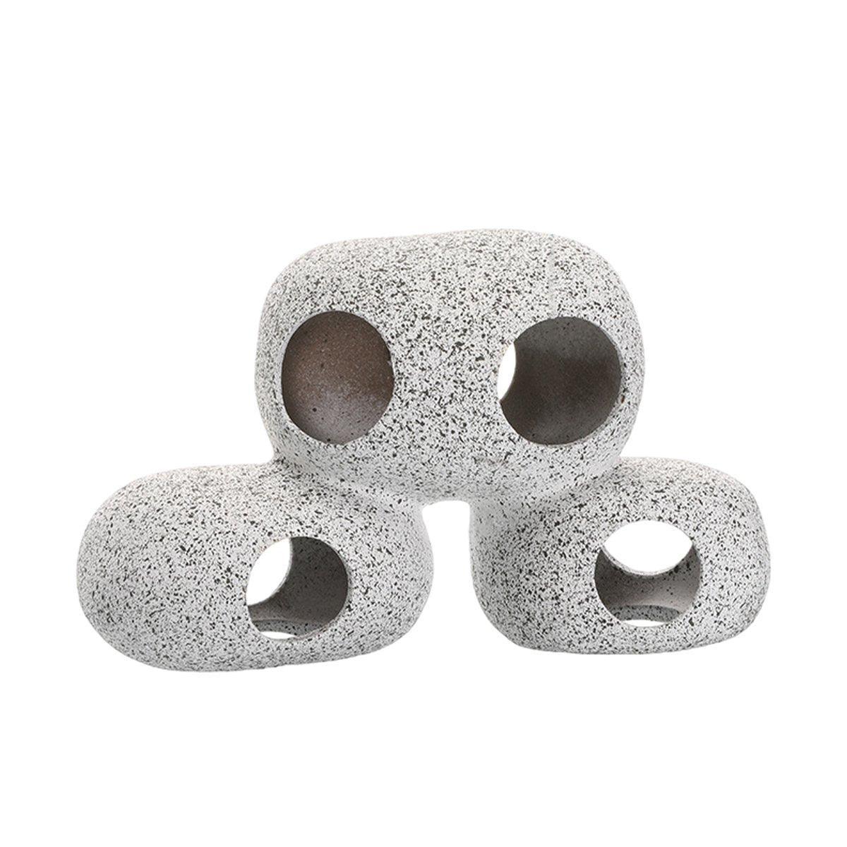 Clay Pot Aquarium Decoration Shrimp House Cichlid Breeding Tank Fish Nest - Nine Holes