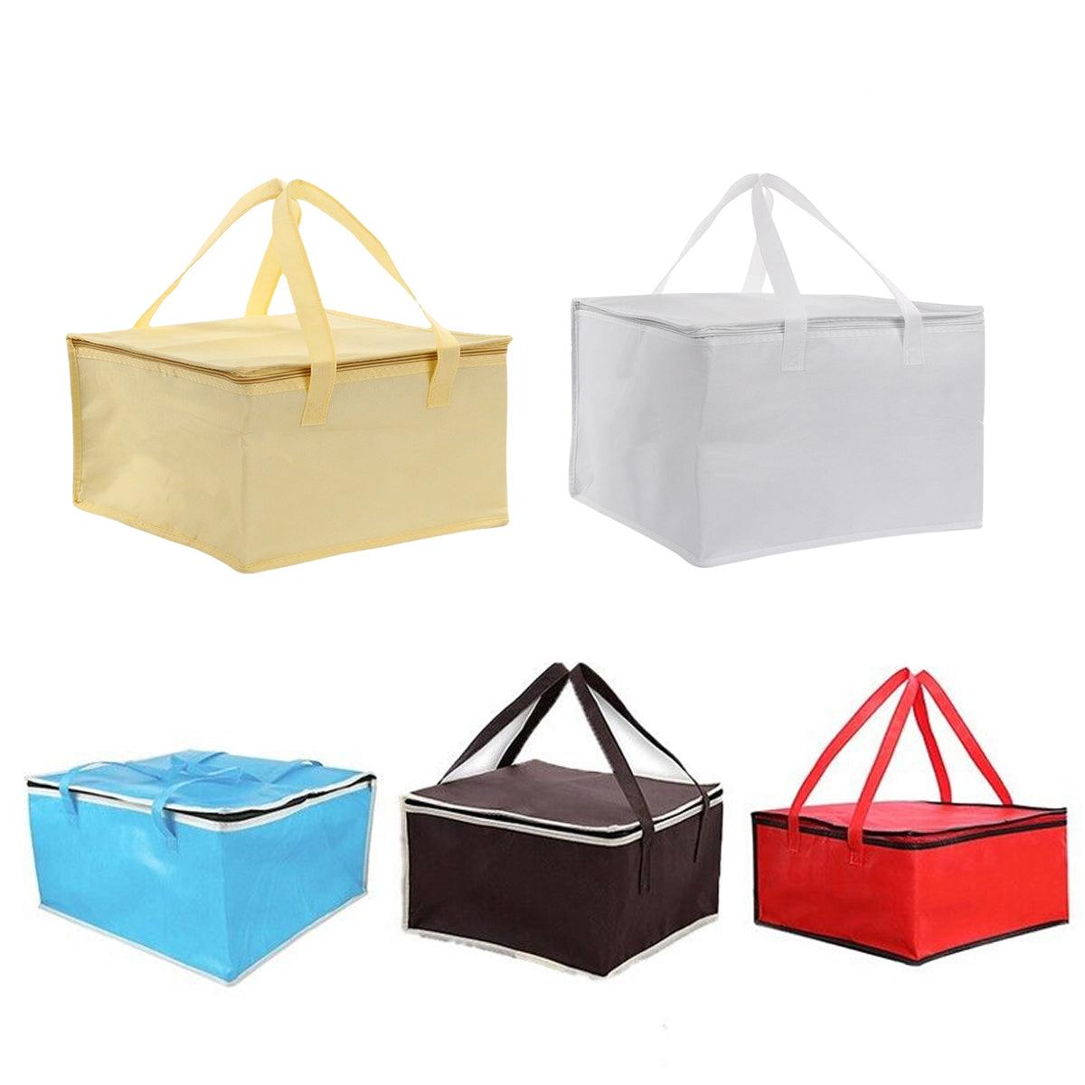 Pizza Delivery Bag Insulated Thermal Food Container Backpack Storage Insulated - Coffee