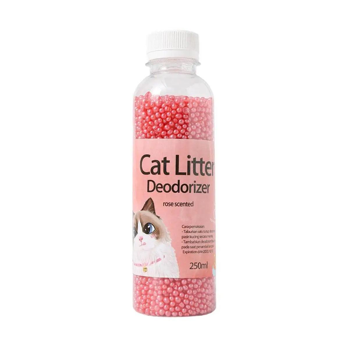 High Adsorption Cat Litter Deodorant Beads 250ml Long Lasting Odor Eliminator - Green