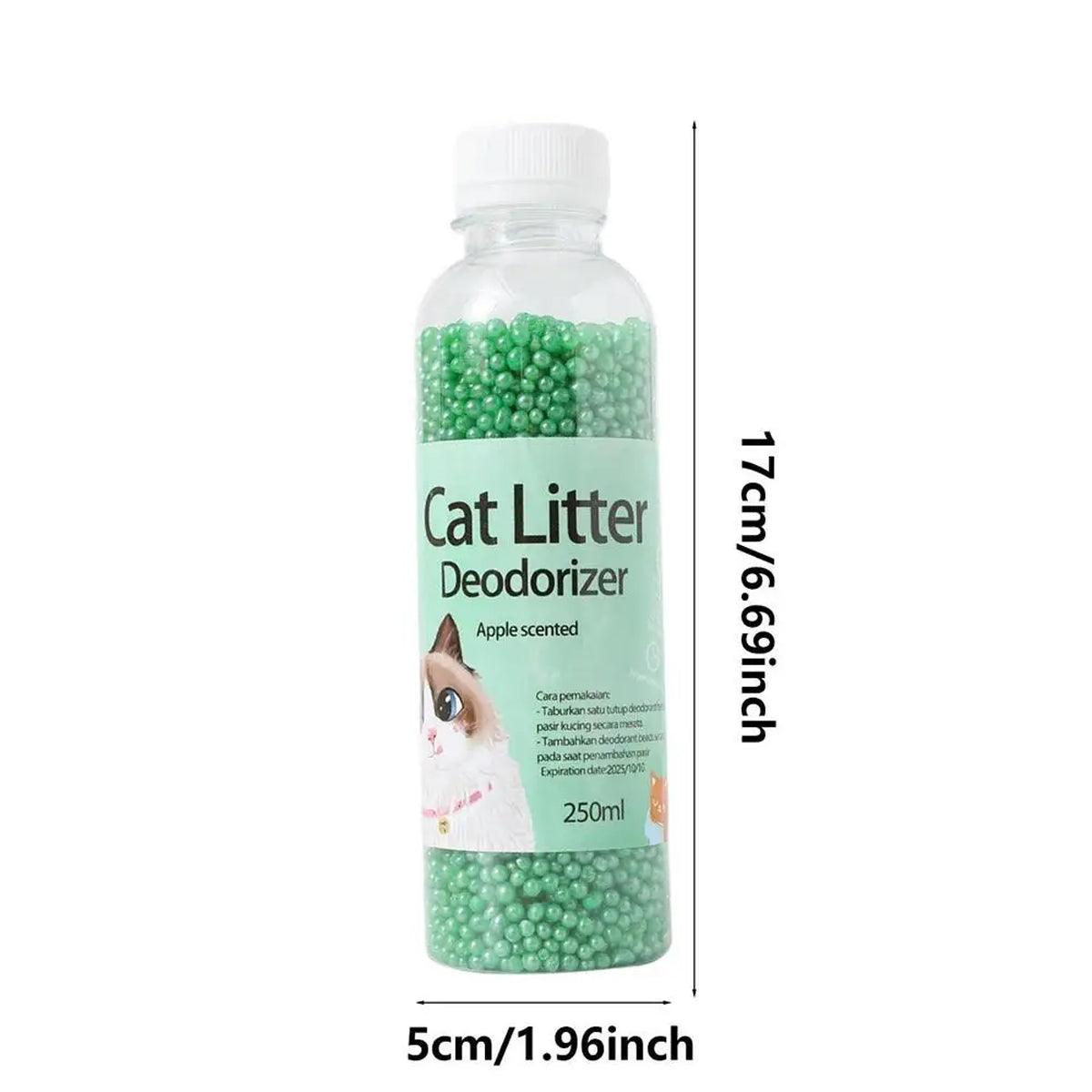 High Adsorption Cat Litter Deodorant Beads 250ml Long Lasting Odor Eliminator - Pink