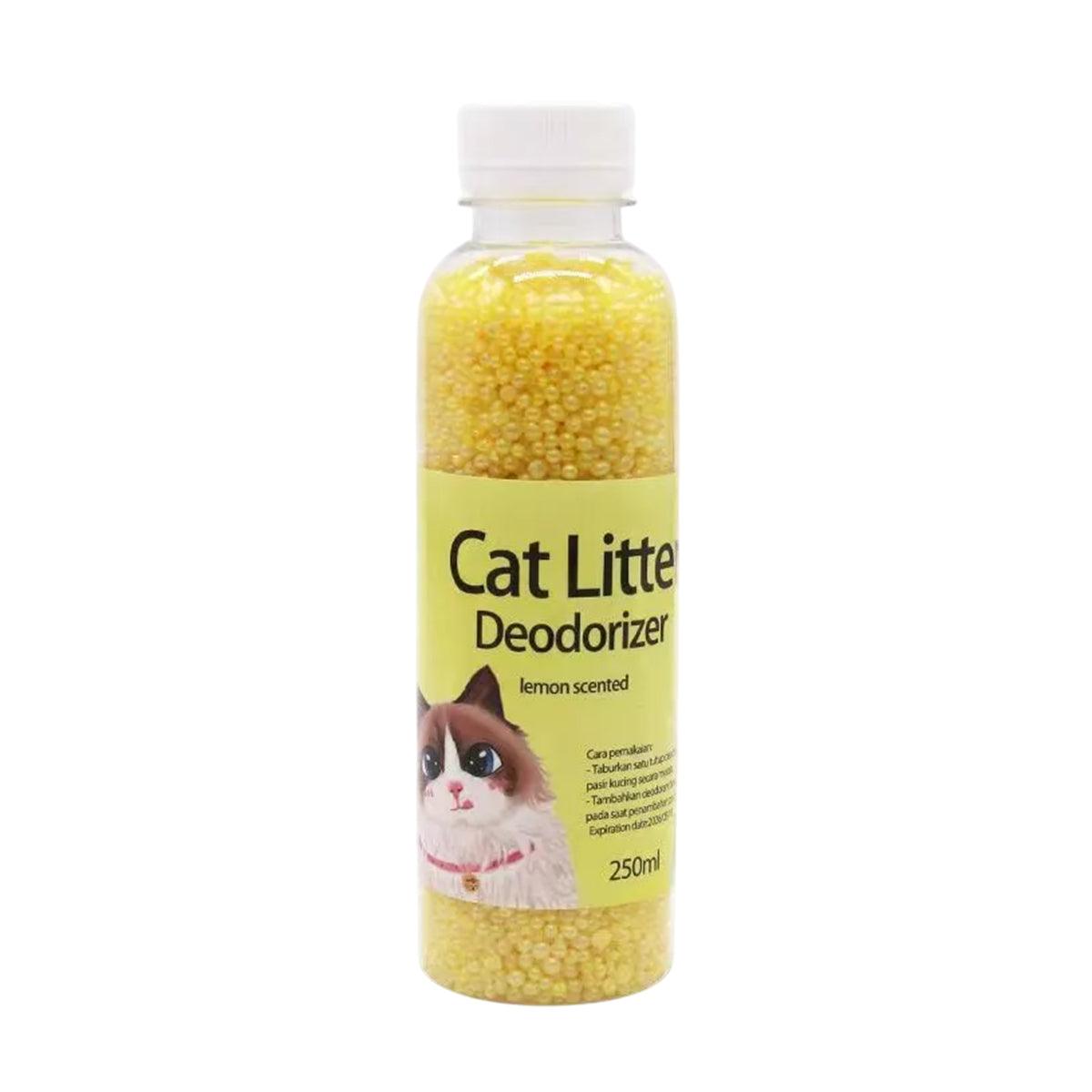 High Adsorption Cat Litter Deodorant Beads 250ml Long Lasting Odor Eliminator - Yellow