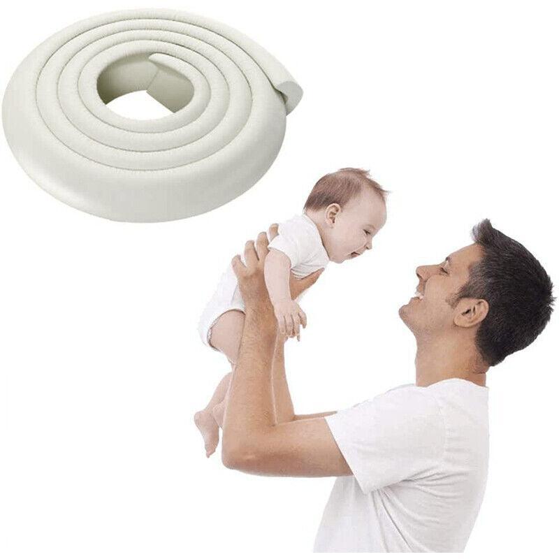 Foam Edge Guard Strip for Desks and Tables with Corner Protector Bumper Tape - Black