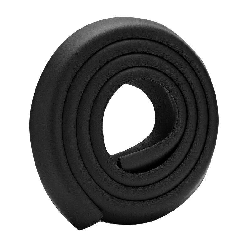 Foam Edge Guard Strip for Desks and Tables with Corner Protector Bumper Tape - Black