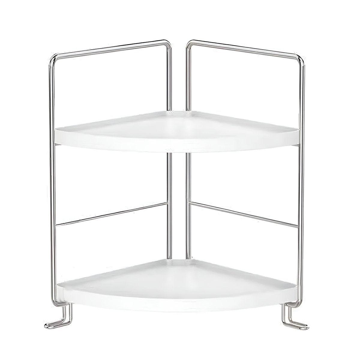 2 Tier Countertop Shelf Organizer Storage Rack for Kitchen Bathroom and Office