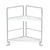 2 Tier Countertop Shelf Organizer Storage Rack for Kitchen Bathroom and Office