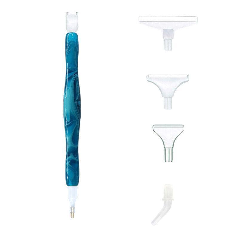 5D Resin Diamond Painting Pen Resin Point Drill Pens Cross Stitch Diy Craft Art - Purple