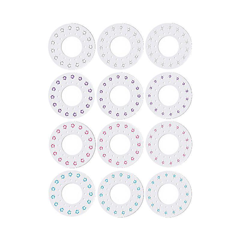 Diamond Hair Sparkle Stapler Machine Tools Kit Gems for Shirt Decor Girls - 1 hair sticking drill +12 sticking drills