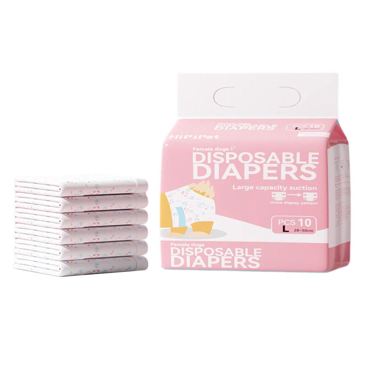 Dog Physiological Pants Pet Diaper Underwear for Hygiene and Incontinence Management - Female - XL