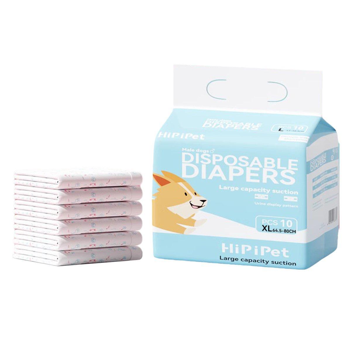 Dog Physiological Pants Pet Diaper Underwear for Hygiene and Incontinence Management - Male - L