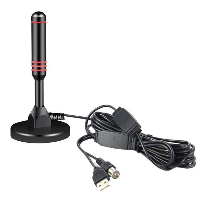 Digital Tv Antenna 300 Mile Indoor Outdoor Hd Tv Aerial Amplifier Signal Booster