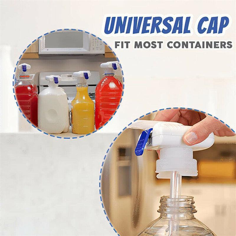 Magic Tap Automatic Electric Water Drink Milk Dispenser Beverage Spill Proof White - 1PC