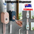 Automatic Toothpaste Dispenser Bathroom Wall-Mounted Rack Toothbrush Holder - White