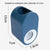 Automatic Toothpaste Dispenser Bathroom Wall-Mounted Rack Toothbrush Holder - White