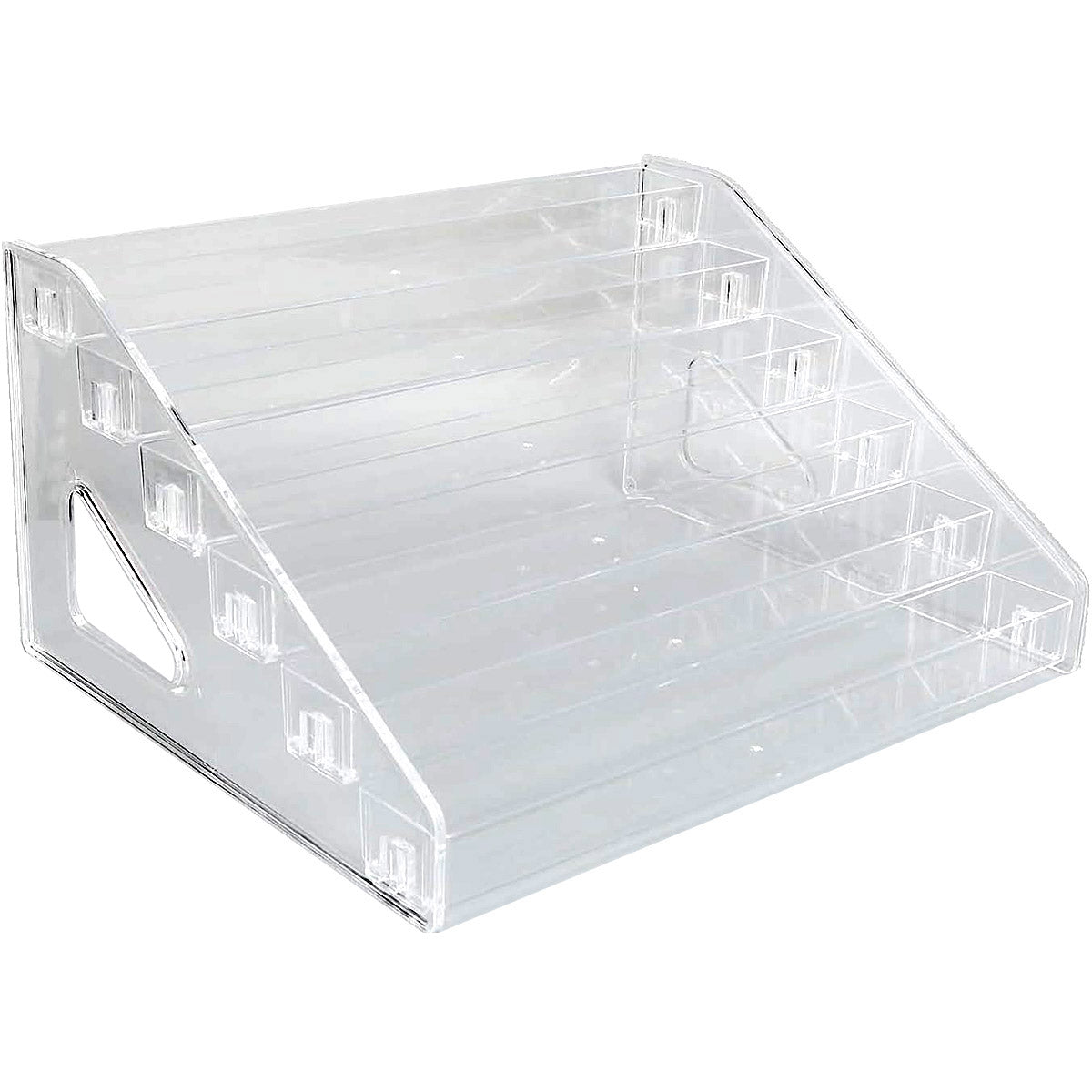 6/7 Layer Nail Polish Storage Box Multi Layer Clear Display Rack Organizer Stand - 6-Tier
