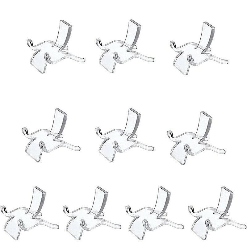 10pcs Acrylic Display Stands for Crystals Minerals Geodes Jewellery Ornament Holder - M 5.5X4.5X5cm