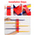Multi Layer Wall Display Rack Step Shelf for Toys Dolls Desk Room Office Decor