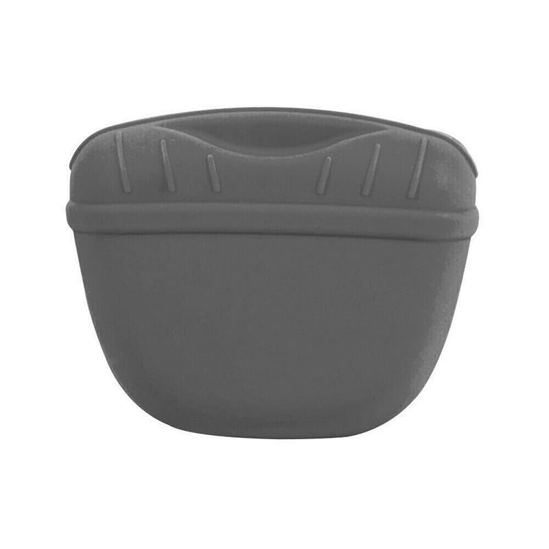 Pet Silicone Training Treat Bag Pouch With Clip Waist Pack Feed Dog - Green