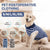 Dog Recovery Suit Anti-Lick Wound Protector Pet Clothing Post-Surgery Belly - Stripes-S