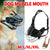 Anti Bite Anti Bark Dog Muzzle Mouthguard Adjustable for Small Medium Large Dogs - Brown-XXL