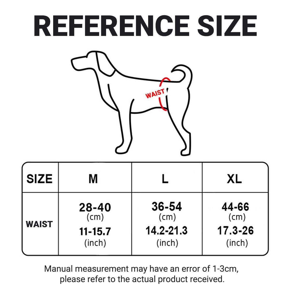 Dog Pet Portable Poop Collection Pants Outing Physiological Pants with Poop Bag - L