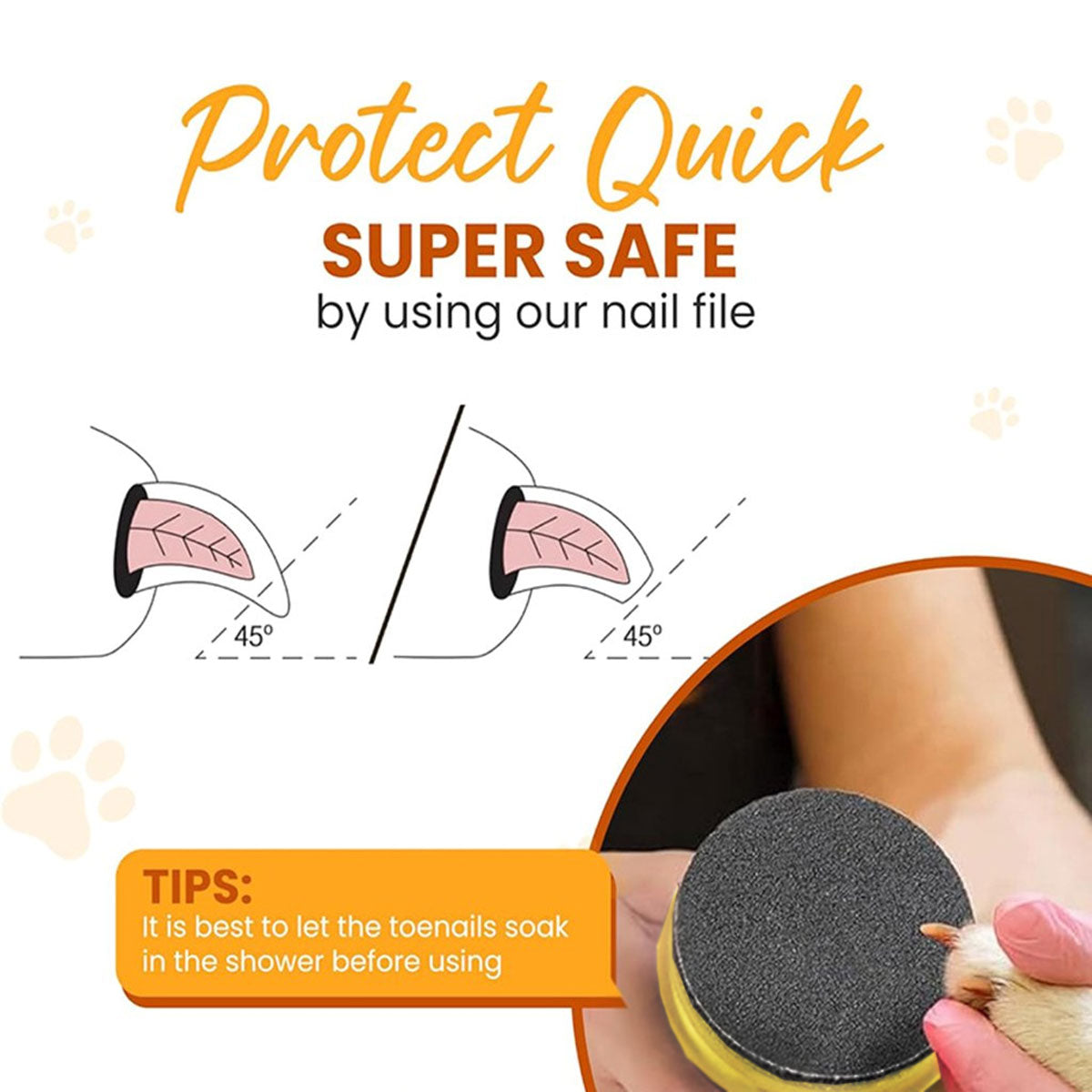 Wooden Dog Nail Sharpening Board Round Pet Grooming Tool Nail Repair Training